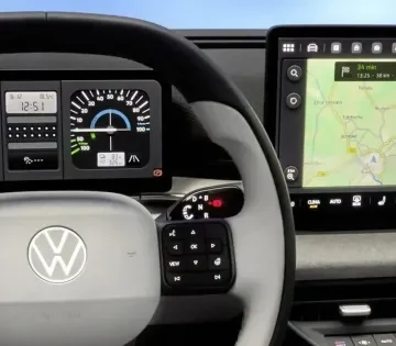 Az elektromos Polo utastere egy kijelentes maradnak a gombok a Volkswagenekben 360x315