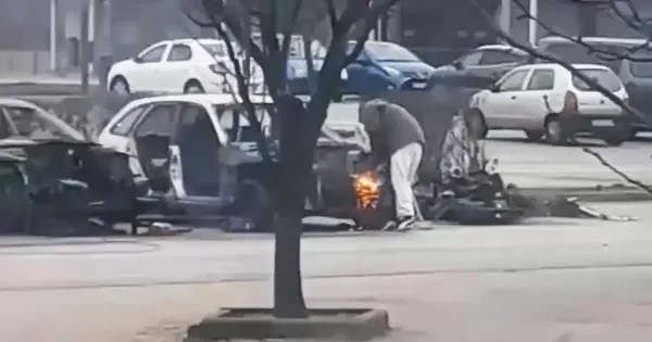 Szetbontottak vagy 10 autot egy bevasarlokozpont pakolojaban mire kiertek a rendorok