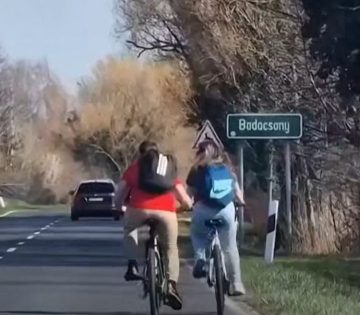 Megerkeztek a Kresz szabalyok felett allo biciklisek a Balatonhoz 360x315