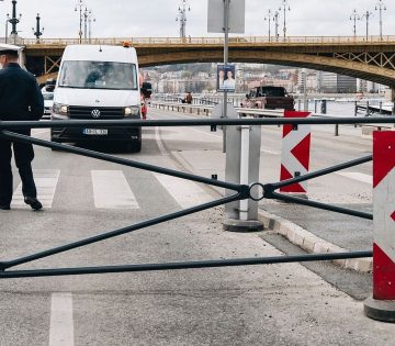 Majustol hetkoznap estenkent is lezarjak az autoforgalom elol a pesti also rakpartot 360x315