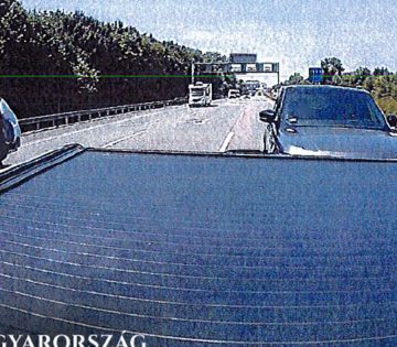 Megvadult sofor terrorizalt az M1 esen 360x315