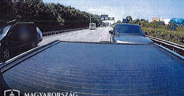 Megvadult sofor terrorizalt az M1 esen
