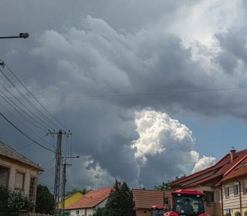 Negy megyere adtak ki riasztast vihar zivatar es jegeso miatt pentekre 360x315