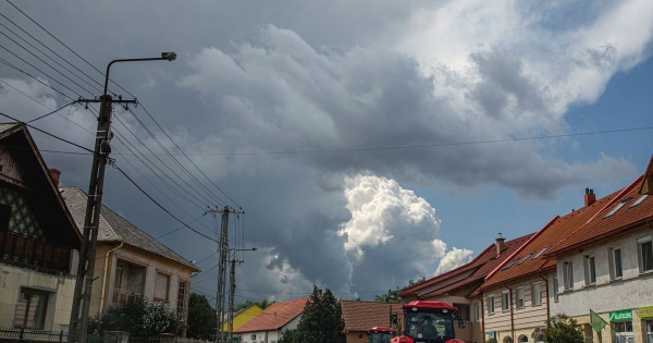 Negy megyere adtak ki riasztast vihar zivatar es jegeso miatt pentekre
