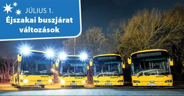Juliustol konnyebb lesz busszal hazajutni Budapest kornyeken