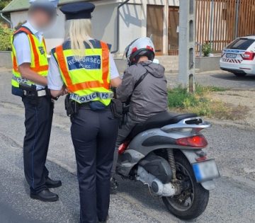 Lesujto eredmenyeket hozott a motoros razzia 360x315