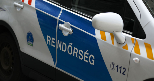 Rendorokkel a nyomaban allt az arokba