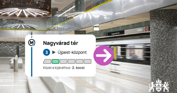 Melyik metrokocsiba erdemes felszallni A BudapestGo app megmutatja