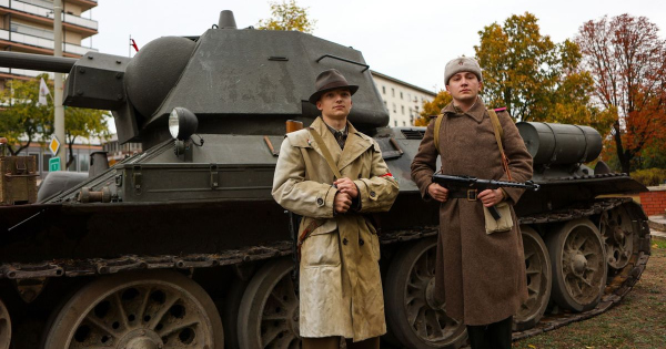 Egy T–34 es harckocsi erkezett Gyorbe