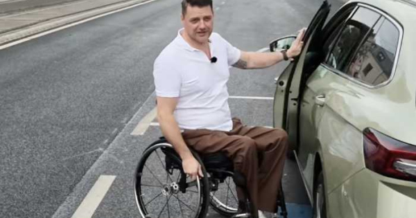 Egy kerekesszekes kimondta a tutit a parkolorol