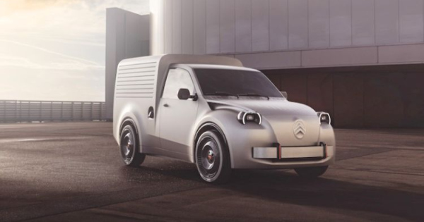 Elektromos furgon idezi fel a hajdani Citroen 2 Cv kisaruszallitok kepet