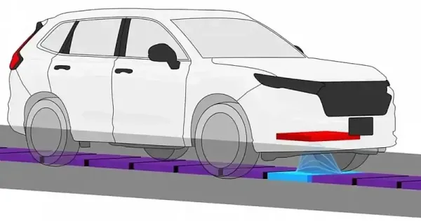 Olyan utat epit a Honda amely menet kozben tolti az autot